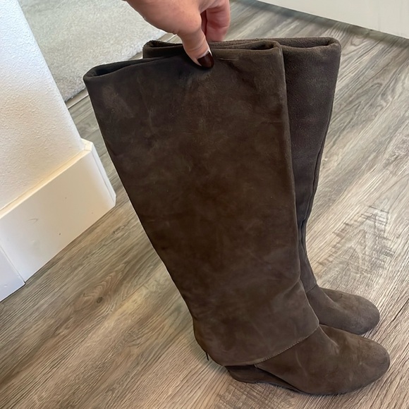 STEVEN by Steven Madden Suede Knee Boots - Picture 1 of 7